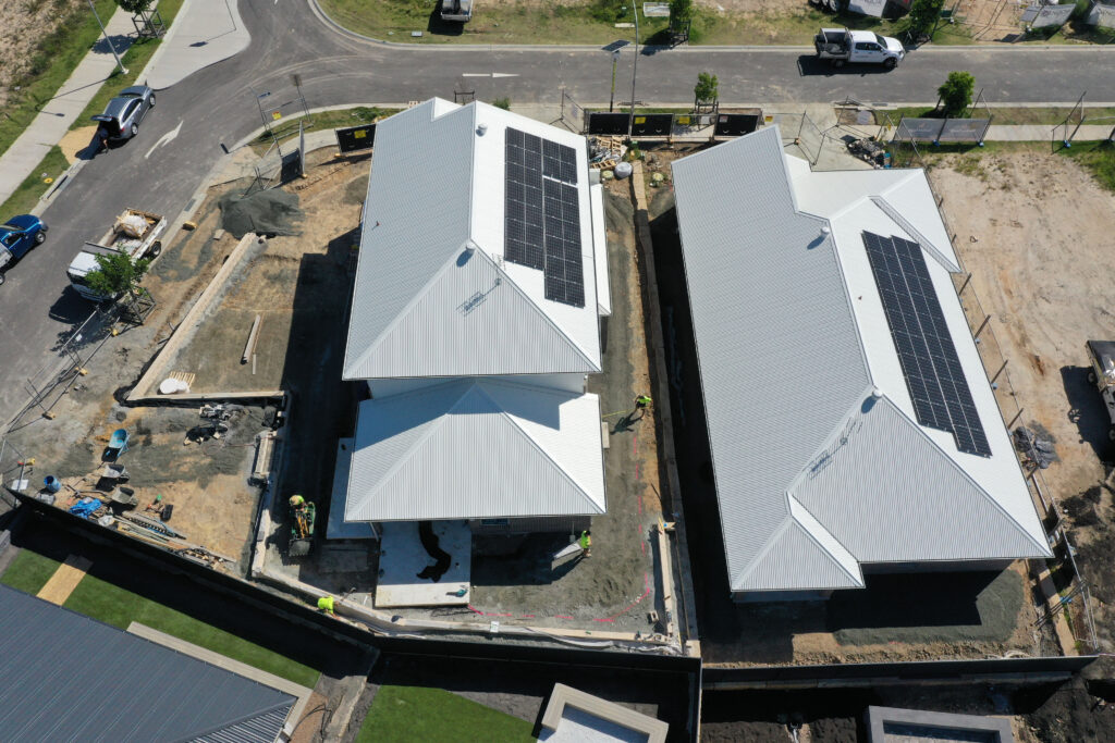 Commercial Domaine display home project in Cooranbong NSW before landscape construction