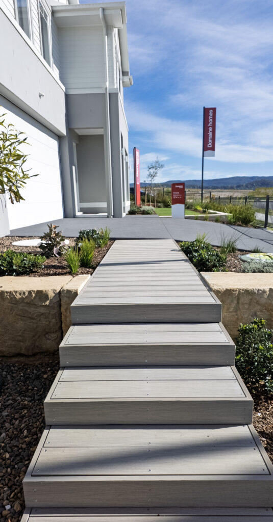 Home Builder landscaping design and construct project Domaine Homes Hunter Valley NSW Newcastle NSW