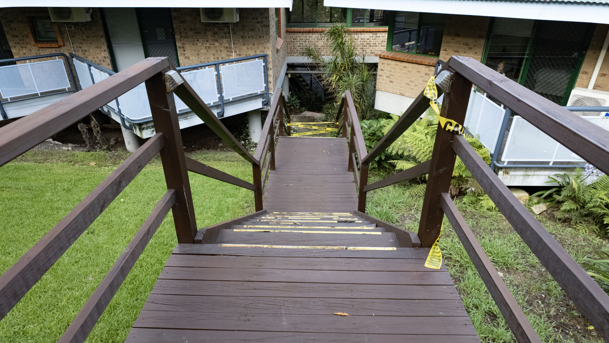 Staircase pre-demolition Ronald McDonald House Newcastle NSW
