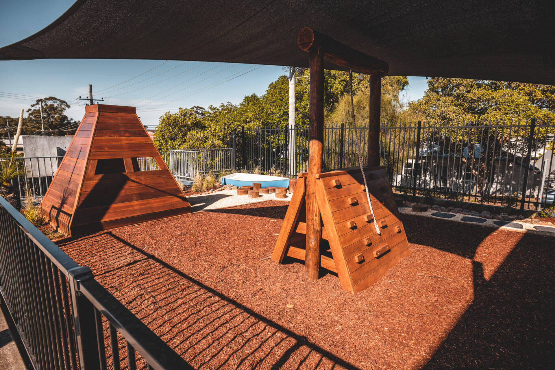 Natural Play Space School Landscaping Project Newcastle NSW