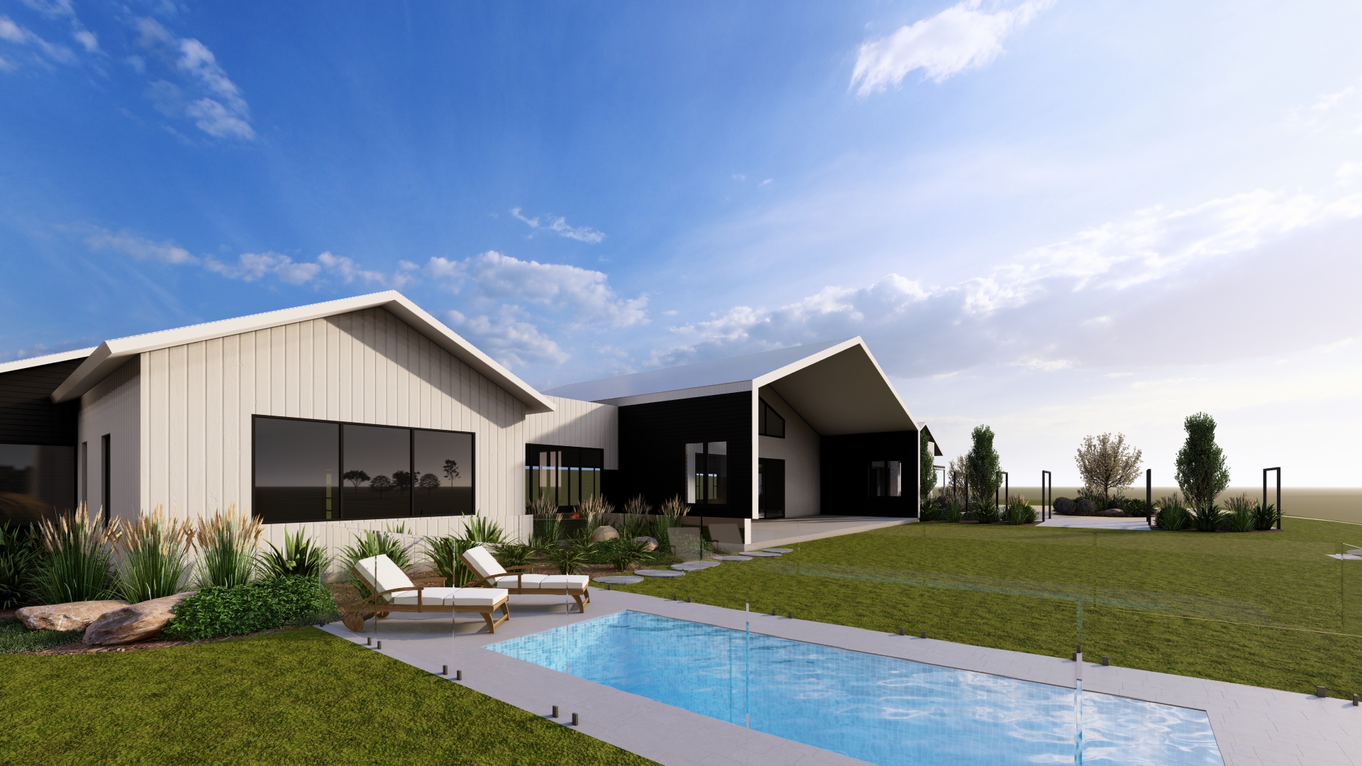 3D Outdoor Design Render Landscaping Newcastle NSW