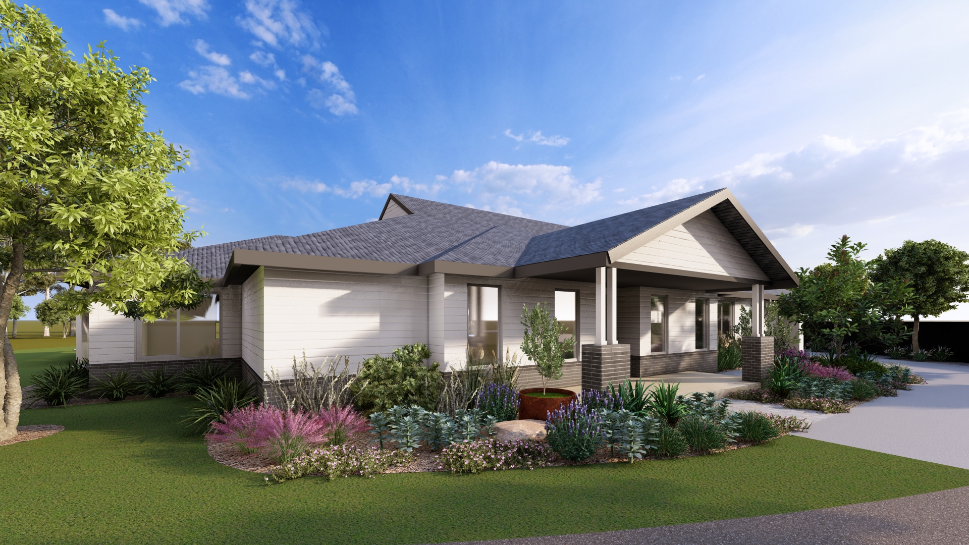 3D Outdoor Design Render Landscaping Newcastle NSW