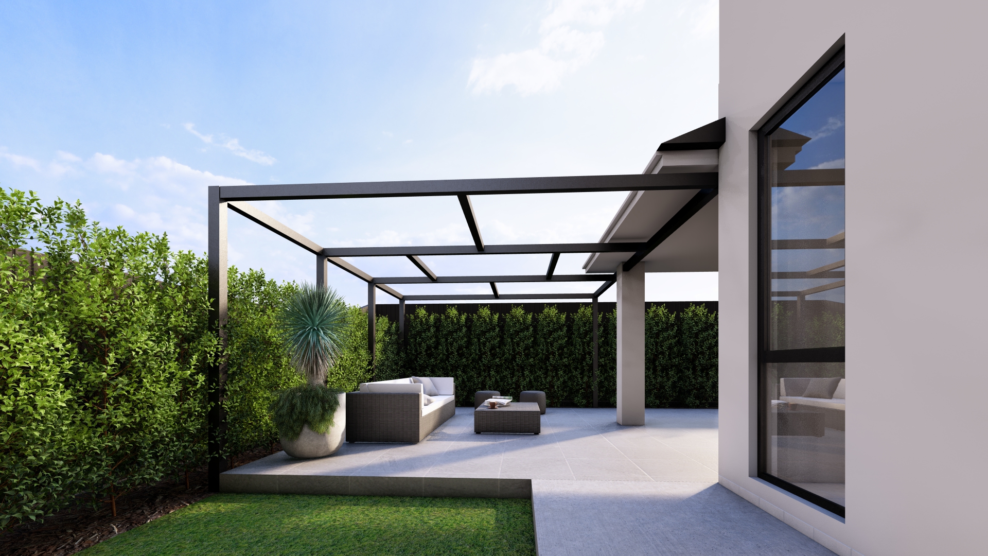 3D Outdoor Design Render Landscaping Newcastle NSW
