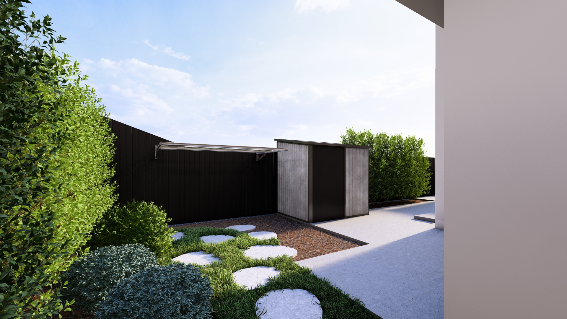 3D Outdoor Design Render Landscaping Newcastle NSW