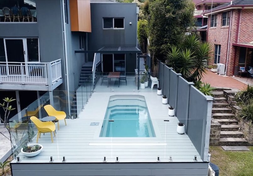 Fletcher Pool Surround Landscape 